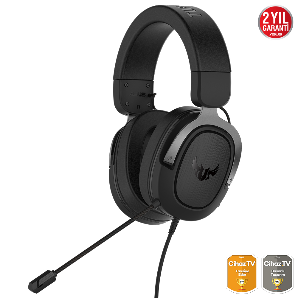 ASUS TUF GAMING H3 GUN METAL 7.1 3.5MM KULAKLIK