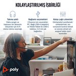 Poly Blackwire 3325 Stereo Mikrofonlu Kulaklık