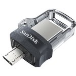 SanDisk Ultra Dual Drive m3.0 64GB Grey & Silver