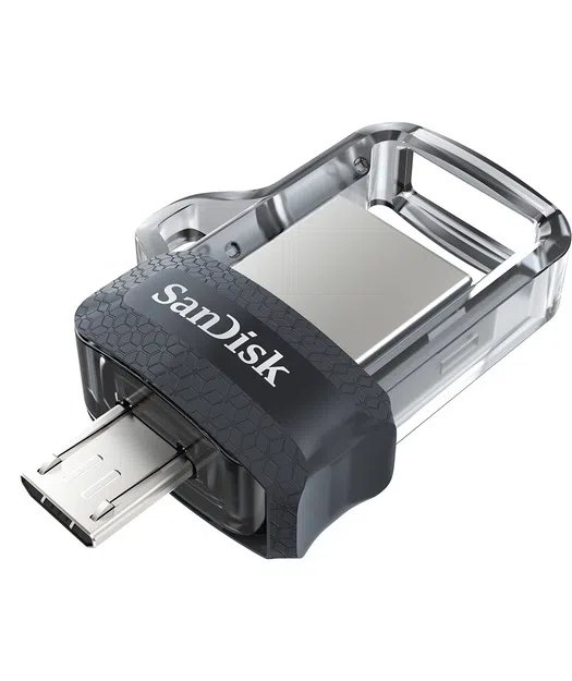 SanDisk Ultra Dual Drive m3.0 64GB USB-A Mikro USB Flash Bellek