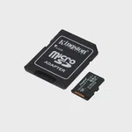 Kingston 64GB microSDXC Industrial C10 A1 pSLC Card + SD Adapter