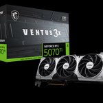 MSI GEFORCE RTX 5070 TI 16G VENTUS 3X OC GDRR7 256BİT VGA