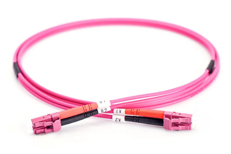 Digitus Multimode OM4 LC/LC Fiber Optik Patch Kablo Pembe 2m