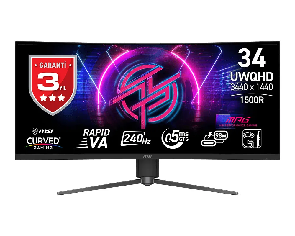 MSI MPG 346CQRF X24 34" Curved Gaming Monitör