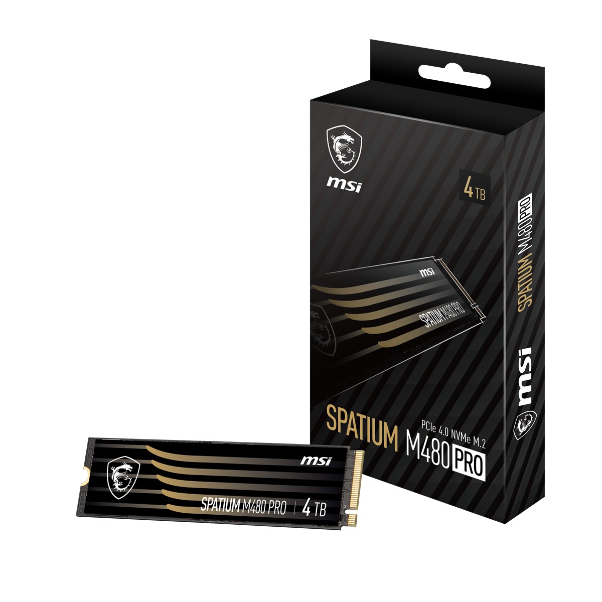 4TB MSI SPATIUM M480 PRO NVME M.2 SSD