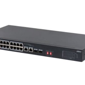 DAHUA PFS3218-16ET-135 16 PORT 16XFE-2XGE-2XGE/SFP 135W YÖNETİLEMEZ POE SWİTCH