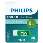 Philips Snow 8GB USB 3.0 Flash Bellek Yeşil (FM08FD00B/00)