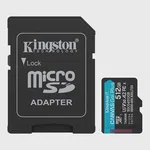 Kingston 512GB Canvas Go Plus microSD Gen4