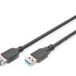 Digitus USB Uzatma Kablosu Siyah USB 3.0 (1.8m)