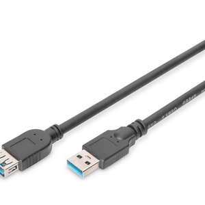 Digitus USB Uzatma Kablosu Siyah USB 3.0 (1.8m)