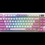 MSI Forge GK600 TKL Beyaz Kablosuz Klavye Violet Türkçe