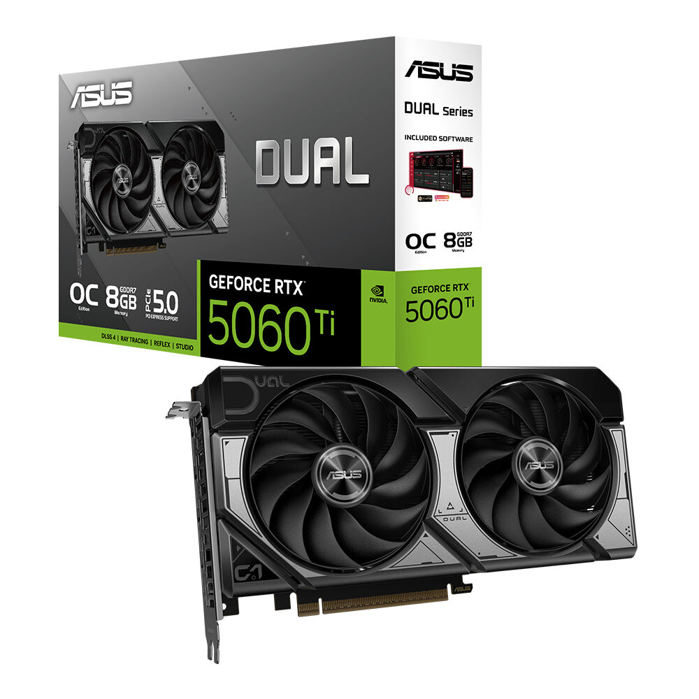 Asus GeForce RTX5060 8GB Dual OC GD7 128B Beyaz