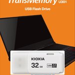 32GB USB3.2 GEN1 KIOXIA BEYAZ USB BELLEK LU301W032GG4