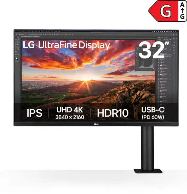 LG 32UN880K-B 31.5'' 4K UHD IPS Ergonomik Stand Monitör