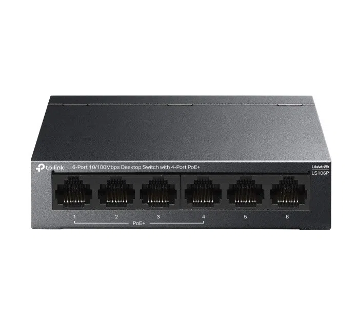TP-Link LS106P 6 Port 10/100 Mbps Switch