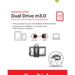 SanDisk Ultra Dual Drive m3.0 256GB Grey & Silver