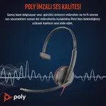 Poly Blackwire 3210 Mono USB-C Kablolu Kulaklık