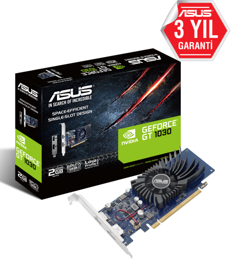 ASUS GeForce GT 1030 2GB BRK Ekran Kartı