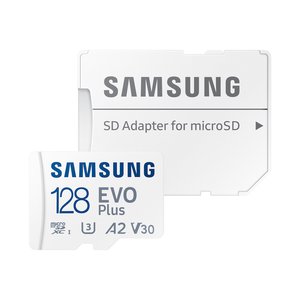 128GB SAMSUNG EVO PLUS MICROSDXC UHS-I U3 V30 A2 160MB/s MB-MC128SA/TR