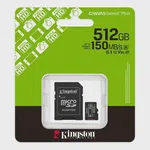 512GB microSDXC Canvas Select Plus Gen3 150MB/s A1 Card + Adapter