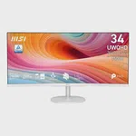 MSI PRO MP341CQW E12 34" UWQHD 120Hz Kavisli Monitör Beyaz