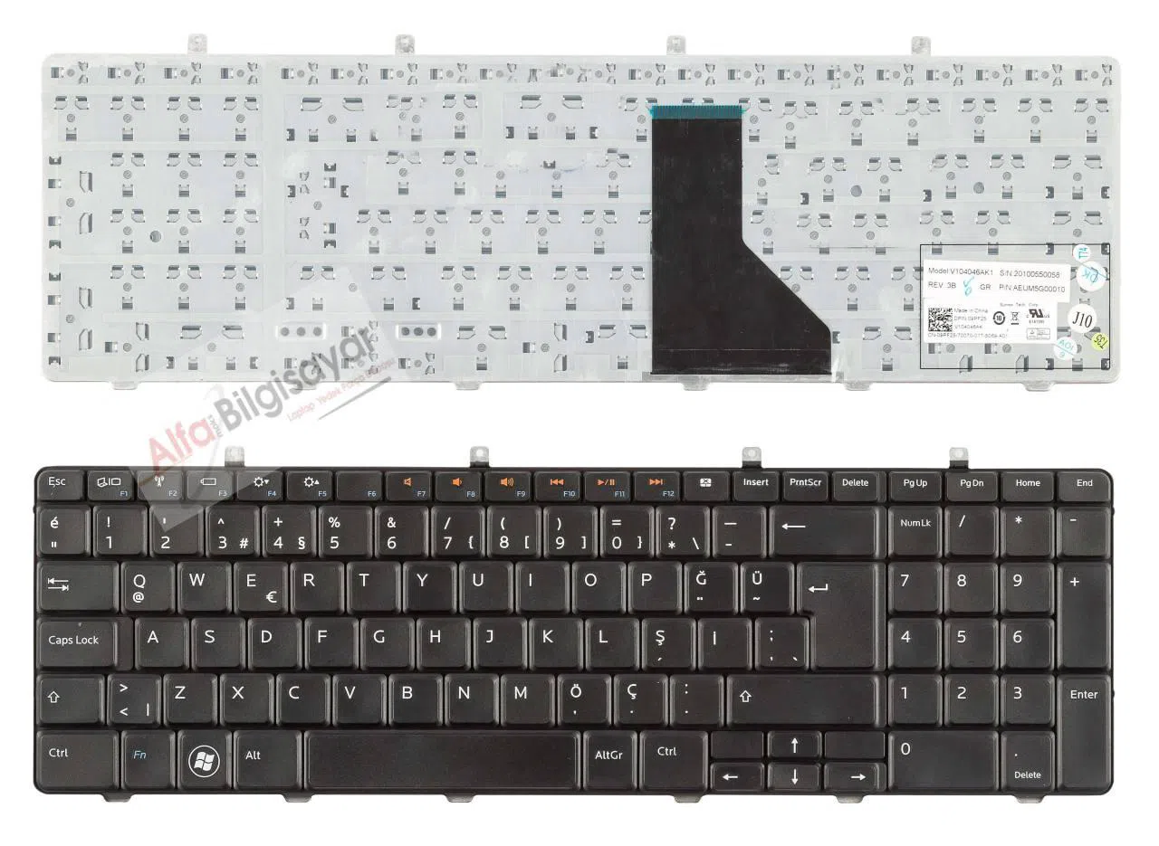Dell Inspiron 1564 (P08F)  Klavye Türkçe Q Tuş Takımı