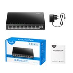 CUDY 8-Port 10/100 Mbps Metal Switch