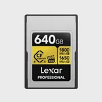 Lexar Gold 640GB CFexpress Hafıza Kartı (LCAGOLD640G-RNENG)
