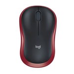 Logitech M185 Kablosuz Mouse Siyah-Krmz 910-002237