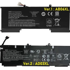 RETRO Hp Envy 13-ad, 13-ad000, 13-ad100 (Ver.1), AB06XL Notebook Bataryası