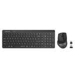 A4 TECH FG2400 Q 2.4 GHZ AİR2 SİYAH KLAVYE+MOUSE