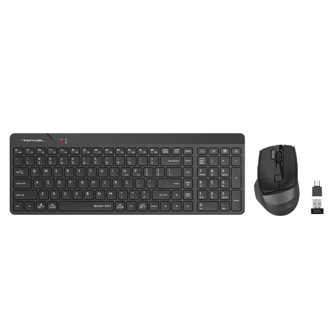 A4 TECH FG2400 Q 2.4 GHZ AİR2 SİYAH KLAVYE+MOUSE