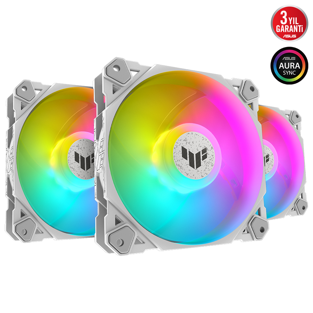 ASUS TUF GAMING TF120 ARGB 3IN1-WHITE