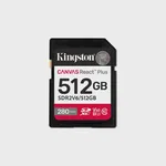 Kingston Canvas React Plus 512GB V60 SD Hafıza Kartı
