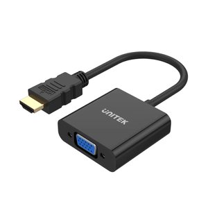 UNITEK HDMI TO VGA SES DESTEKLİ 1080P (Y-6333)