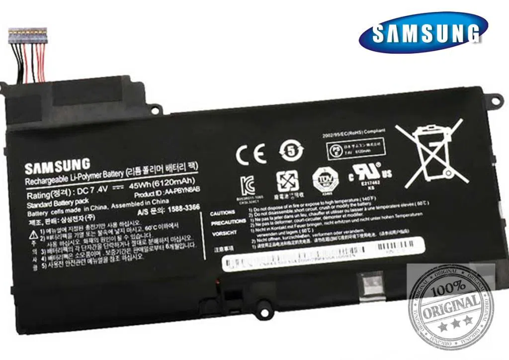 Orjinal Samsung Np530U4C-S01TR Batarya Samsung Laptop Pili