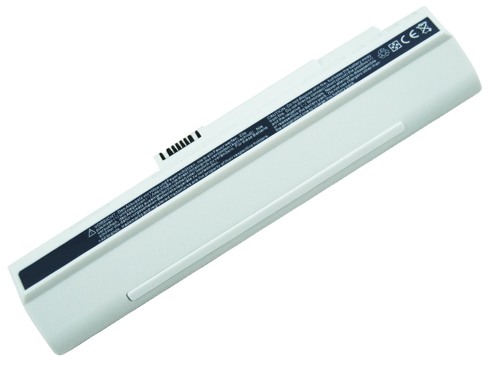 RETRO Acer Aspire One A110, A150, ZG5 Notebook Bataryası - Beyaz - 6 Cell