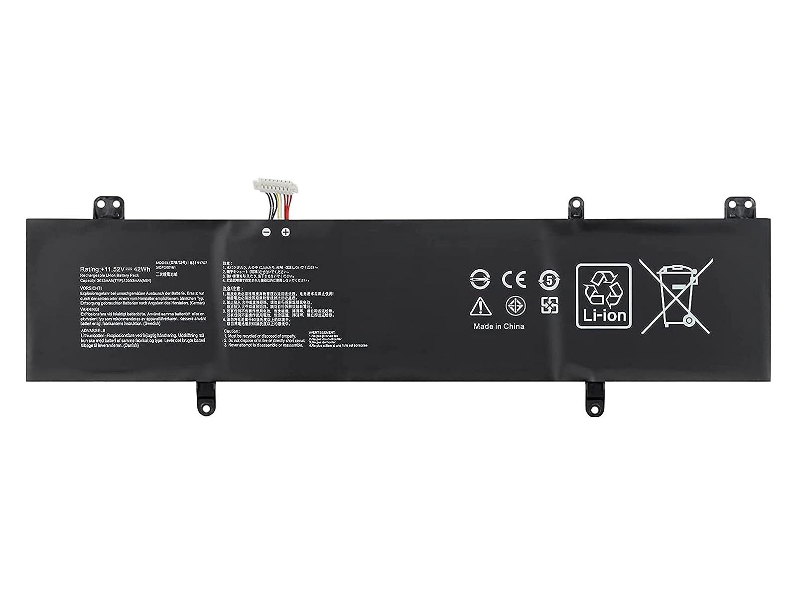 RETRO Asus X411U, B31N1707 Notebook Bataryası