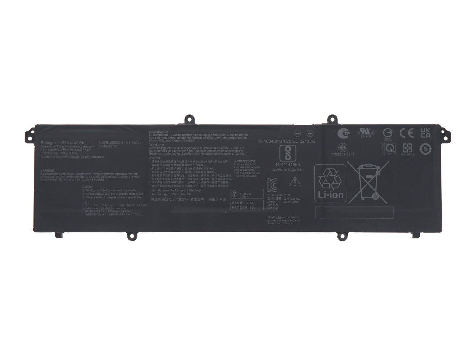 RETRO Asus C31N2201 Notebook Bataryası