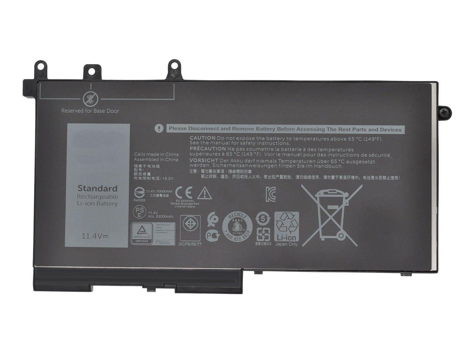 RETRO Dell Latitude E5480, E5580 Notebook Bataryası - 3 Cell