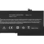 RETRO Dell Latitude 7280, 7290, 7380, 7390, DJ1J0 Notebook Bataryası - Ver.1 - 3 Cell