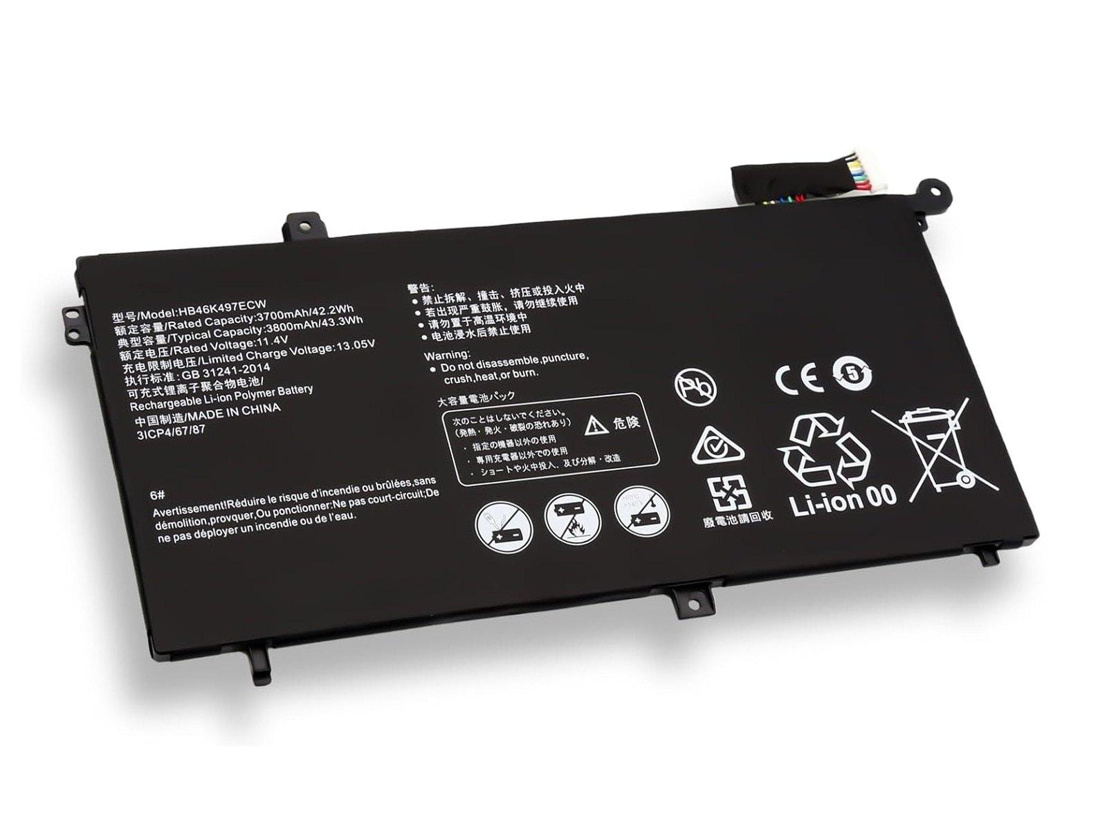 RETRO Huawei MateBook HB46K497ECW Notebook Bataryası