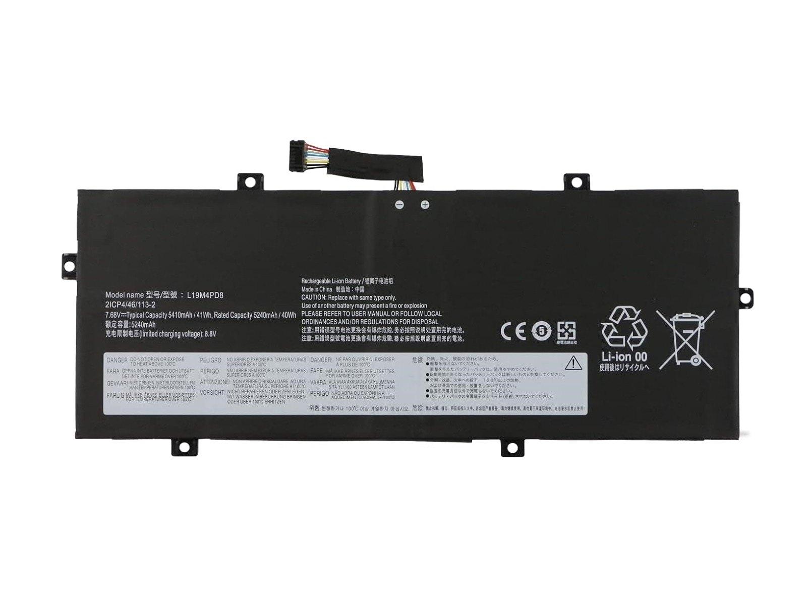 RETRO Lenovo Yoga Duet 7-13IML05, L19M4PD8 Notebook Bataryası