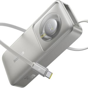 BASEUS FREE2PULL 30W 10.000MAH POWERBANK - GREY