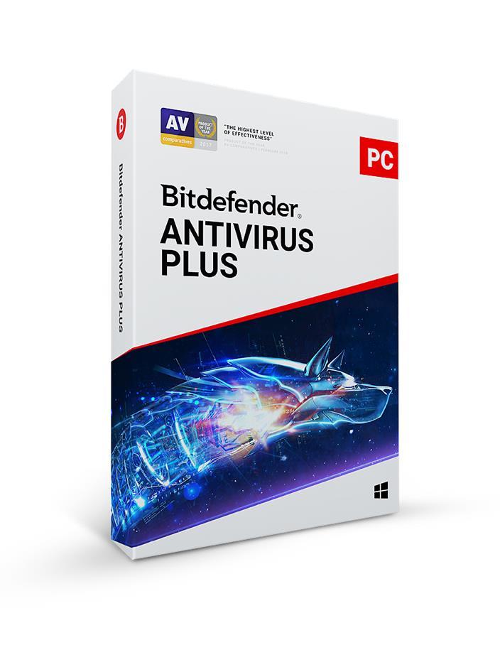 Bitdefender Antivirus Plus 3 Kullanıcı 1 Yıl Kutu