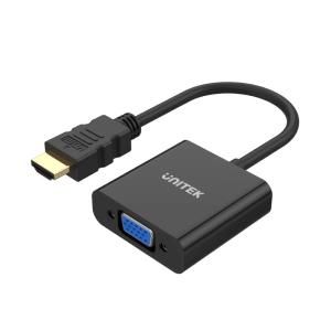UNITEK HDMI TO VGA SES DESTEKLİ 1080P (Y-6333)