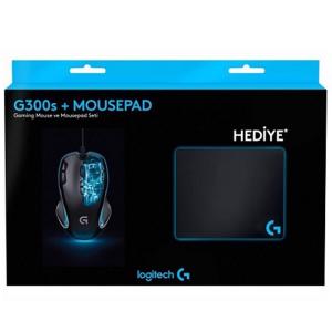 Logitech G300S Kit (G300S+Mousepad+Bardak Altlığı+Sticker)