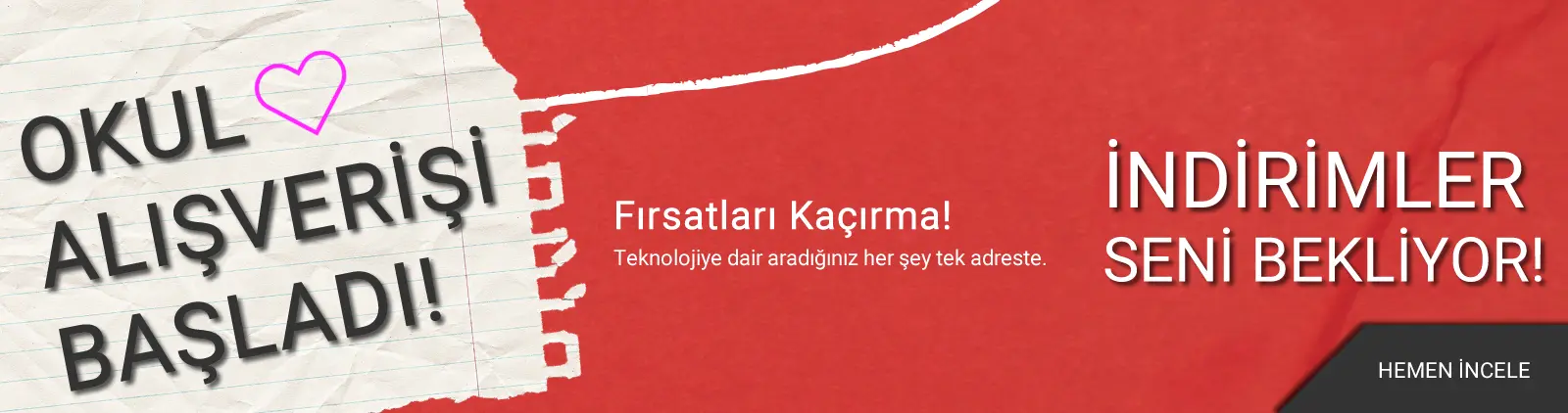 Okul Alışverişi Başladı
